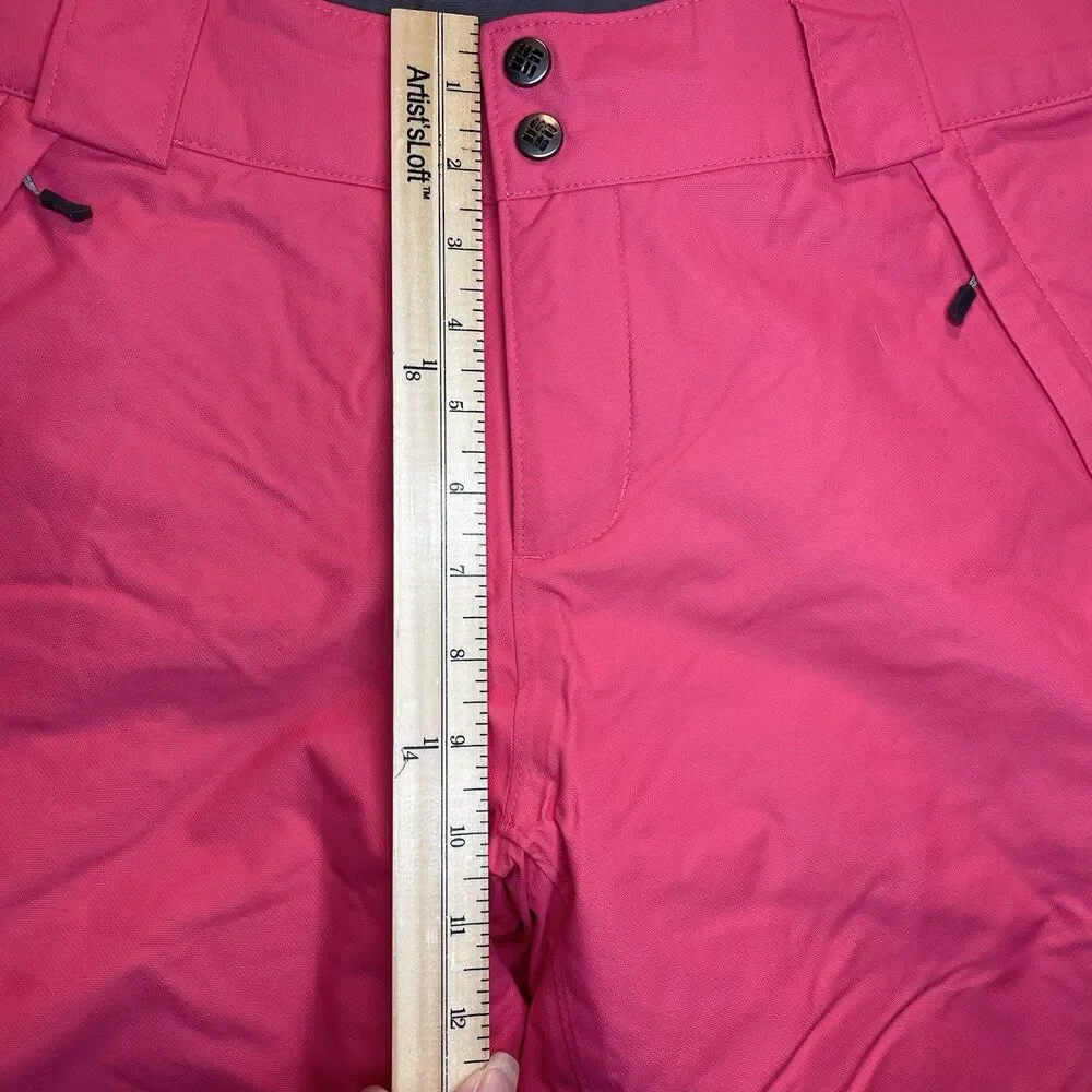 Columbia Omni-Tech Women's Adjustable Waist Snow Ski Pants Pink Medium - Picture 9 of 13
